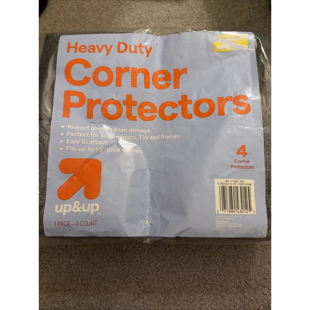 4pk Corner Protectors up&up™ Foam Wrap Moving & Packing Supplies New